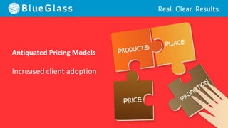 Antiquated Pricing Models

Increased client adoption
 