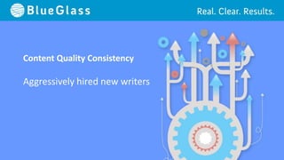 Content Quality Consistency

Aggressively hired new writers
 
