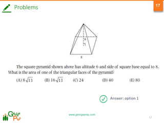 www.georgeprep.com
17
17
Problems
Answer: option 1
 
