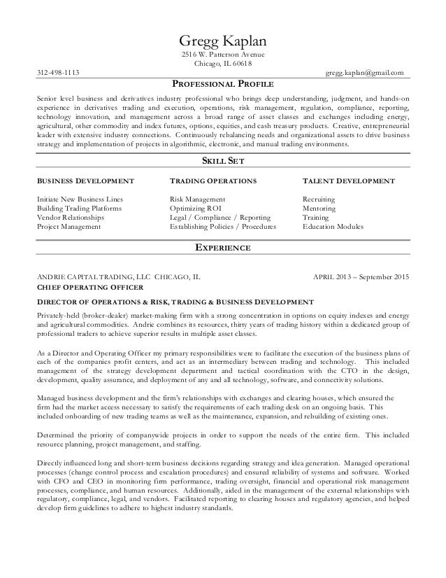 Options trading jobs chicago