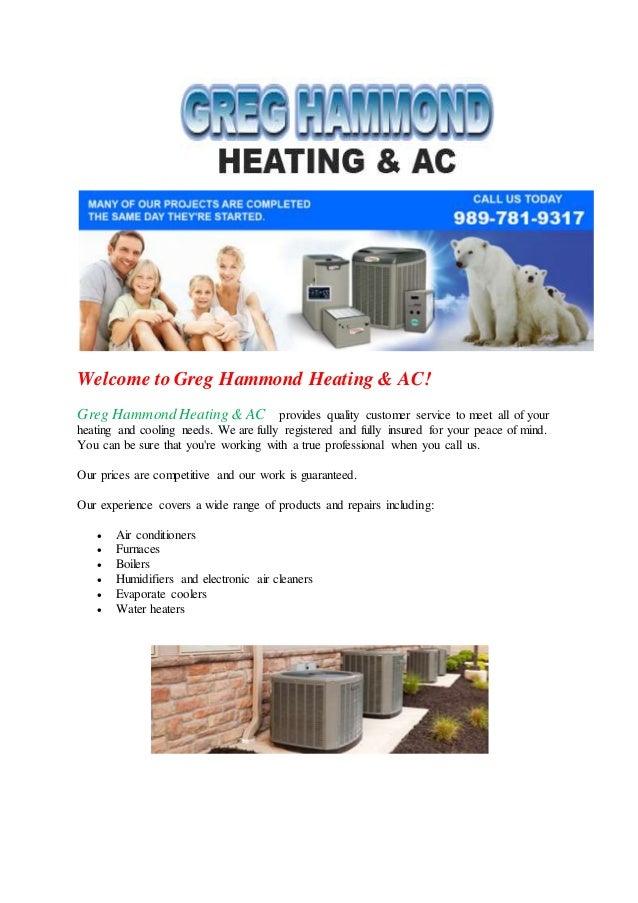 hammond heating and air professional heating welcome to greg hammond heating ac ac provides quality customer air conditioning freeland mi mi hammond heating and air professional heating welcome to greg hammond heating ac ac provides quality customer air conditioning freeland mi mi