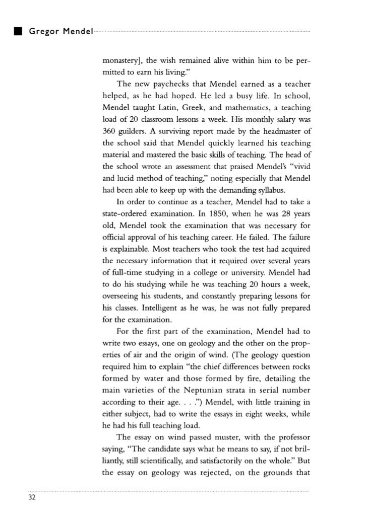 essay on gregor mendel essay on gregor mendel