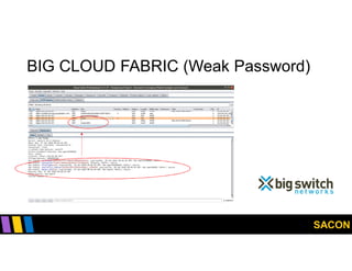 SACON
BIG CLOUD FABRIC (Weak Password)
 