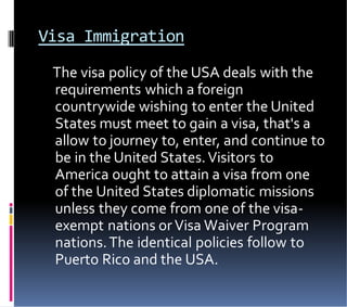 legal visa services