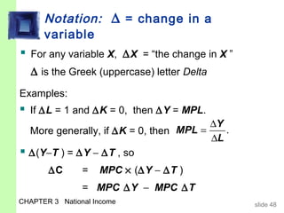 Gregory mankiw macroeconomic 7th edition chapter (3) | PPT