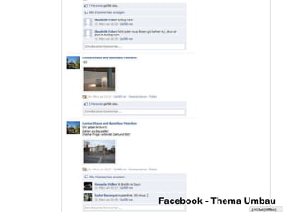 Facebook - Thema Umbau 