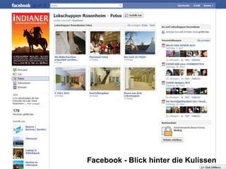 Facebook - Blick hinter die Kulissen 