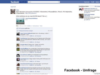 Facebook - Umfrage 