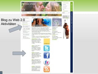 Blog zu Web 2.0 Aktivitäten 