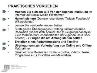 Bayerische Museen im Web 2.0
