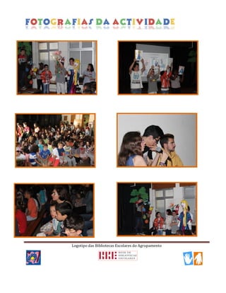 Logotipo das Bibliotecas Escolares do Agrupamento
 