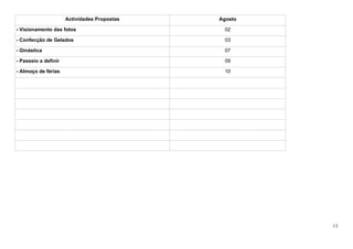 Grelha actividades 2012