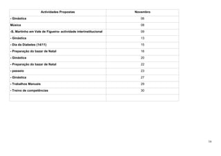 Grelha actividades 2012