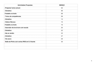 Grelha actividades 2012