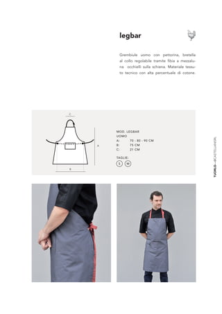 Grembiule Impermeabile Loussiesd Unisex: 78x66 Cm, Regolabile E Perfetto Per Cucina, BBQ E Hobby Creativi