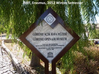 AWF, Erasmus, 2012 Winter Semester
 