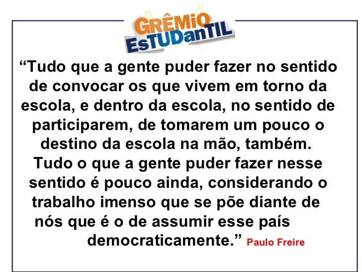As Melhores Propostas Para O Gremio Estudantil