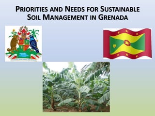 PRIORITIES AND NEEDS FOR SUSTAINABLE
SOIL MANAGEMENT IN GRENADA
 