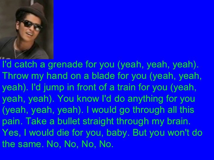 Grenade lyrics Grenade lyrics