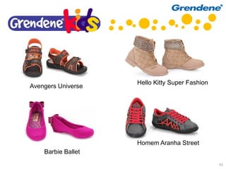 Hello Kitty Super Fashion
Avengers Universe




                    Homem Aranha Street
    Barbie Ballet
                                                43
 