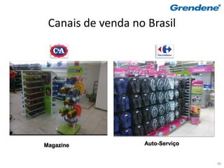 Canais de venda no Brasil




Magazine           Auto-Serviço


                                  48
 