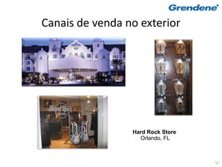 Canais de venda no exterior




                 Hard Rock Store
                   Orlando, FL



                                   52
 