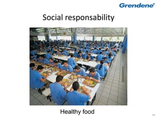 Social responsability




     Healthy food       28
 