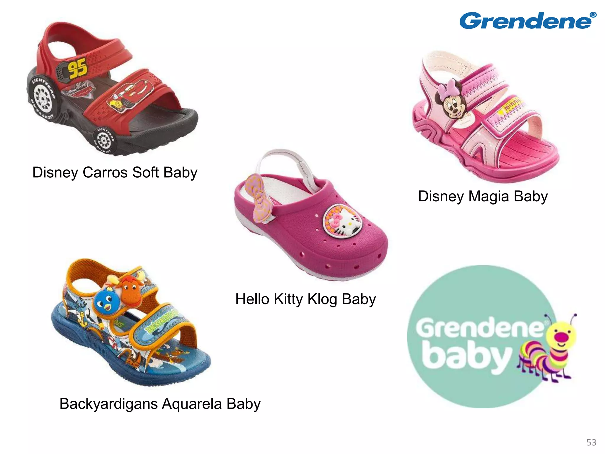 Disney Carros Soft Baby
                                                  Disney Magia Baby




                          Hello Kitty Klog Baby




   Backyardigans Aquarela Baby

                                                                      53
 