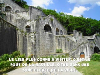 Le lieu plus connu à visiter, c’est le Fort de la Bastille, situé dans une zoneelevée de la ville.,[object Object]