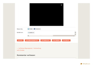 ← Lufthansa Eignungstest : Vorbereitung
aufs Cockpit
Kommentar verfassen
Share t his:
Gef ällt mir:
Sei der Erste dem dies gefällt.
DLR TEST LUFTHANSA EIGNUNGSTEST LUFTHANSA PILOT PILOT WERDEN PILOTENTEST
PDFmyURL.com
 