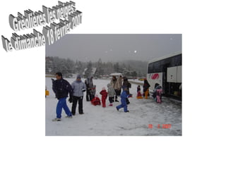 Gréolières les neiges :  le dimanche 18 février 2007 