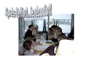 Après l'effort...le réconfort!