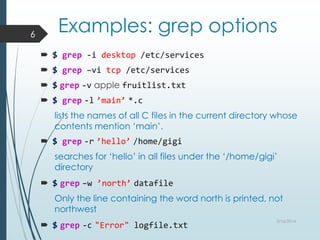 Grep - A powerful search utility | PPTX