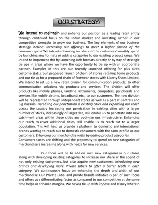 The Indian Retail Sector