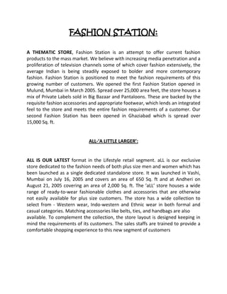 The Indian Retail Sector