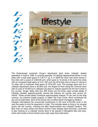 The Indian Retail Sector