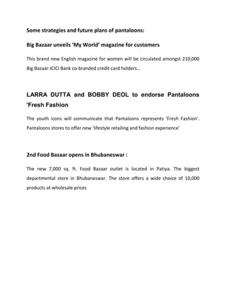 The Indian Retail Sector