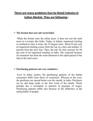 The Indian Retail Sector