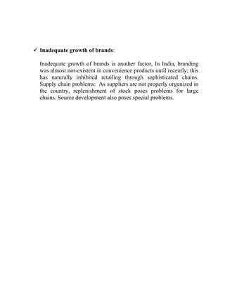 The Indian Retail Sector