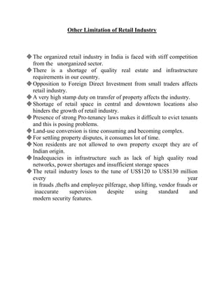 The Indian Retail Sector