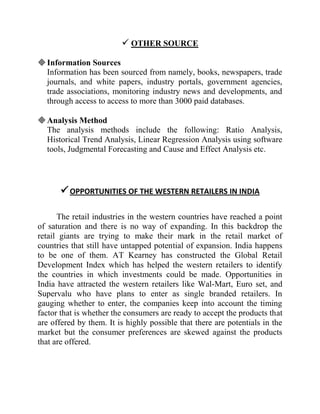 The Indian Retail Sector