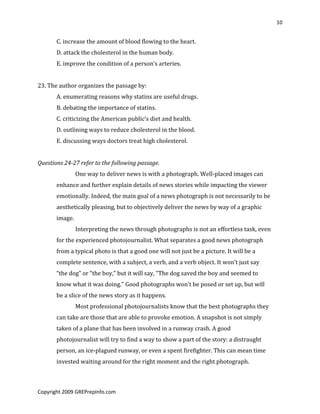Gre practice test | PDF