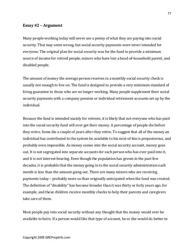 gmat awa sample essays