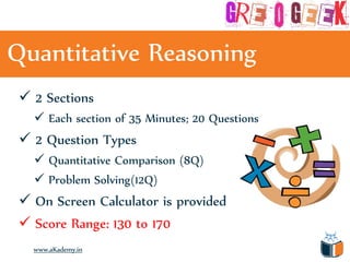 Gre Question Types Introduction to GRE | PDF