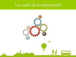 Source : Ludovic Dublanchet
Les outils de la relation mail
 