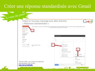 Créer une réponse standardisée avec Gmail
 