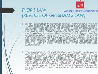 Gresham's law & Their's law