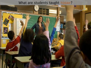 What are students taught today?

 