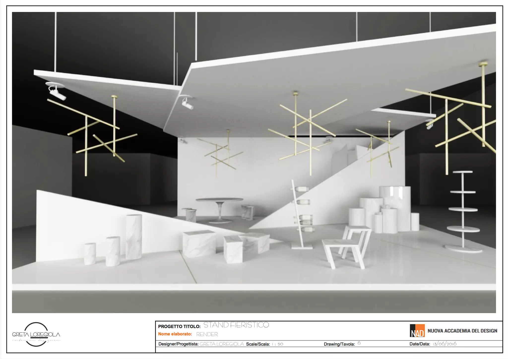 Greta Loregiola project work di stand per esame corso interior design ...
