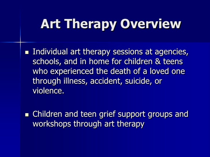 Art Therapy With Grieving Children And Adolescents Art Therapy With Grieving Children And Adolescents